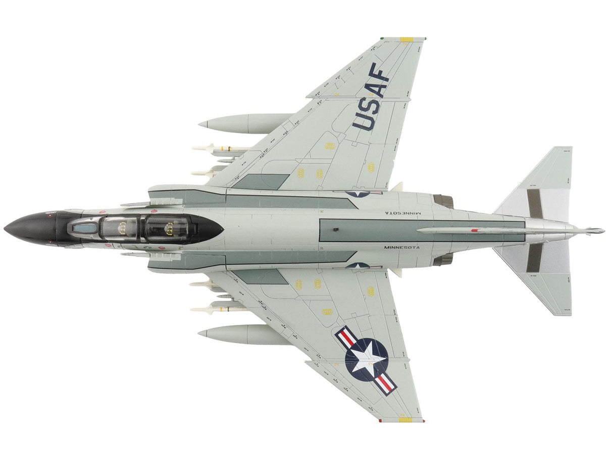 McDonnell Douglas F-4D Phantom II Fighter-Bomber Aircraft '65608 148th Fighter-Interceptor Group Minnesota Air National Guard Duluth International Airport' (1984) United States Air Force 'Air Power Series' 1/72 Diecast Model by Hobby Master