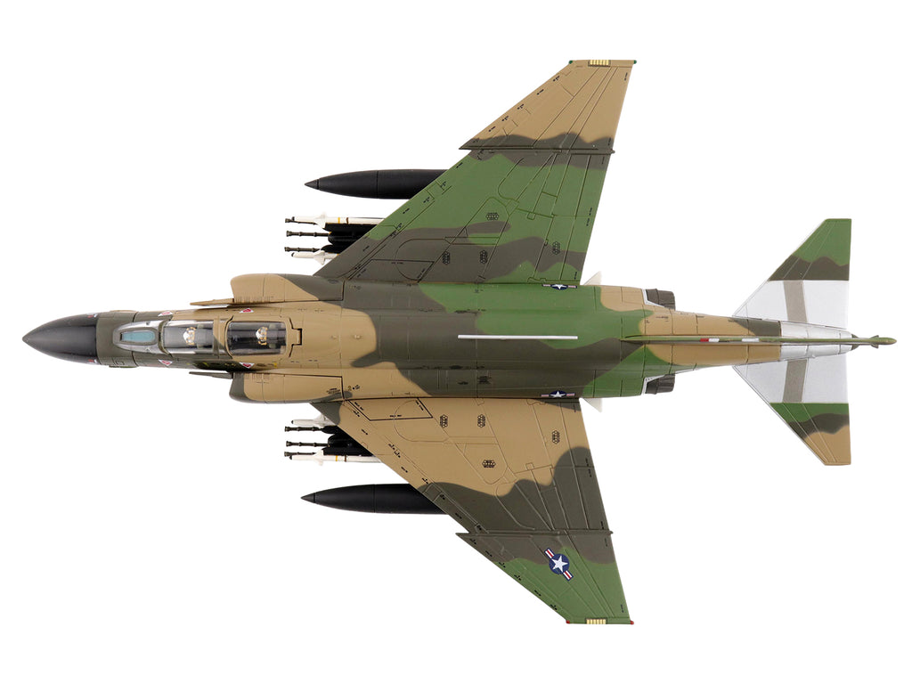 McDonnell Douglas F-4D Phantom II Fighter-Bomber Aircraft '66-8738 Night Owl 497th TFS Ubon RTAFB Thailand' (1972) United States Air Force 'Air Power Series' 1/72 Diecast Model by Hobby Master