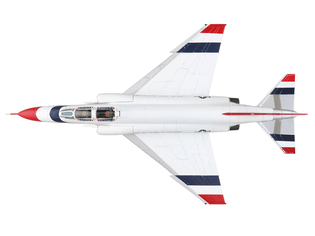 McDonnell Douglas F-4E Phantom II Fighter-Bomber Aircraft 'Thunderbirds No.1 Plane 1973/74 Season' United States Air Force 'Air Power Series' 1/72 Diecast Model by Hobby Master