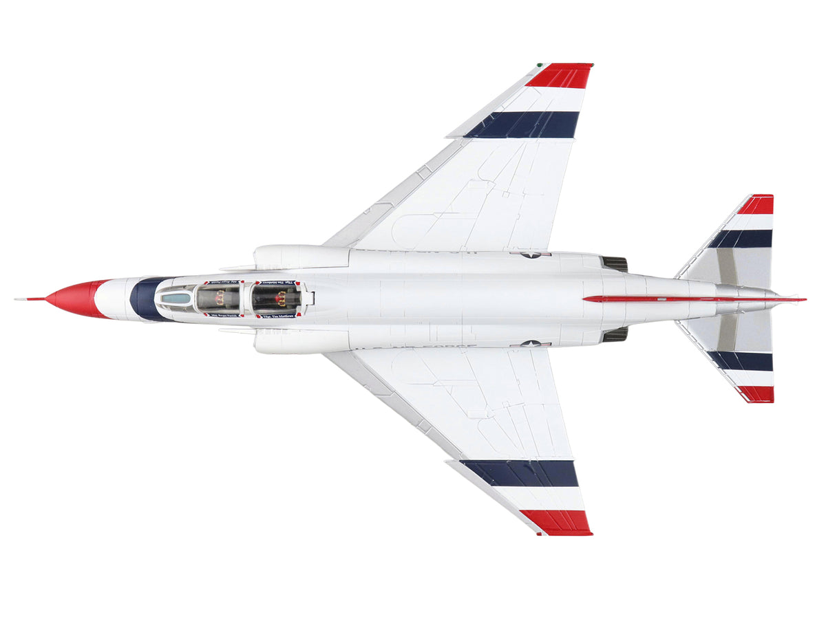 McDonnell Douglas F-4E Phantom II Fighter-Bomber Aircraft 'Thunderbirds No.1 Plane 1973/74 Season' United States Air Force 'Air Power Series' 1/72 Diecast Model by Hobby Master