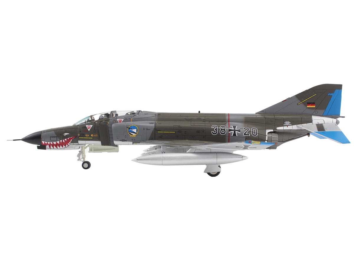 McDonnell Douglas F-4F Phantom II Fighter-Bomber Aircraft 'Jagdgeschwader 74 (JG 74) Molders' (1982) German Luftwaffe 'Air Power Series' 1/72 Diecast Model by Hobby Master