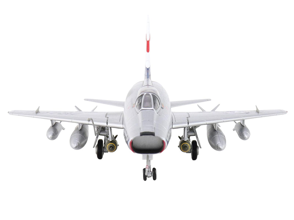 North American F-100 Super Sabre Fighter Aircraft 'FW-871 National Military Museum Soesterberg Netherlands' United States Air Force 'Air Power Series' 1/72 Diecast Model by Hobby Master