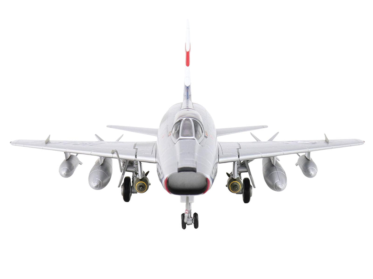 North American F-100 Super Sabre Fighter Aircraft 'FW-871 National Military Museum Soesterberg Netherlands' United States Air Force 'Air Power Series' 1/72 Diecast Model by Hobby Master