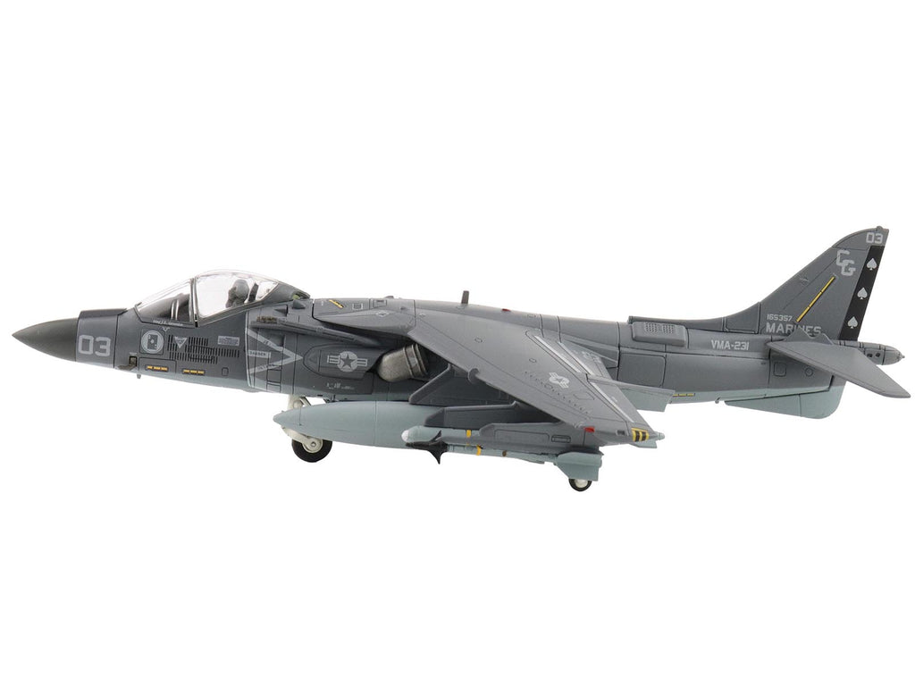 McDonnell Douglas AV-8B Plus Harrier II Aircraft '165357 VMA-231 Ace of Spades Operation Inherent Resolve USCENTCOM' (2017) United States Marine Corps 'Air Power Series' 1/72 Diecast Model by Hobby Master