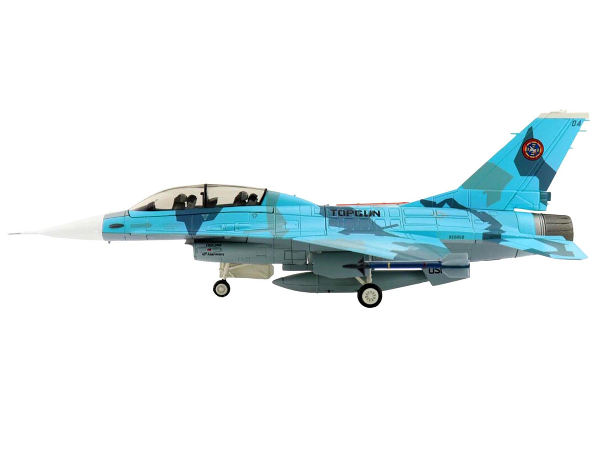 Lockheed F-16B Fighting Falcon Fighter Aircraft 'Top Gun 90th Anniversary of Naval Aviation NSAWC' United States Navy 'Air Power Series' 1/72 Diecast Model by Hobby Master