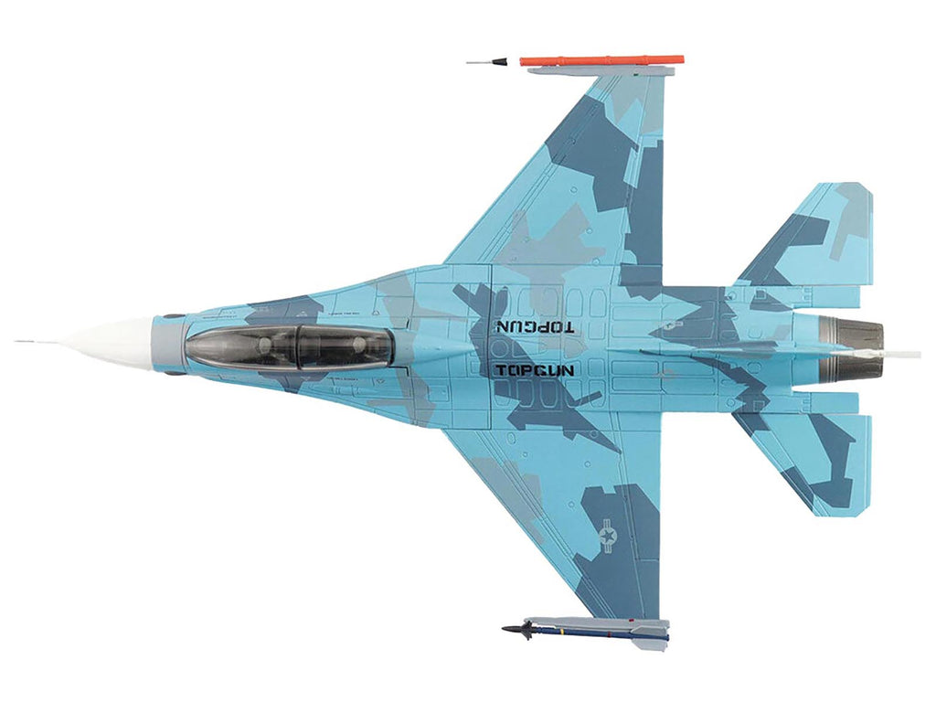 Lockheed F-16B Fighting Falcon Fighter Aircraft 'Top Gun 04 Centennial of Naval Aviation' United States Navy 'Air Power Series' 1/72 Diecast Model by Hobby Master