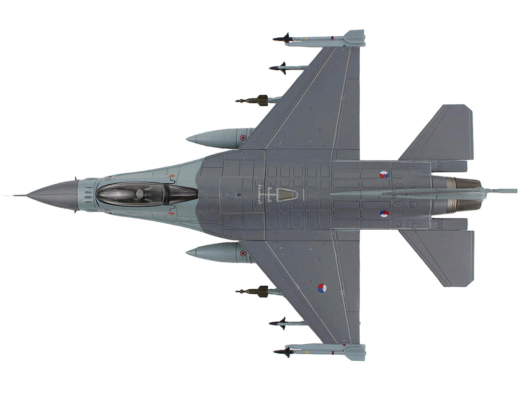 Lockheed F-16AM Fighting Falcon Fighter Aircraft '313 Squadron Afghanistan' (2008) Royal Netherlands Air Force (RNLAF) 'Air Power Series' 1/72 Diecast Model by Hobby Master