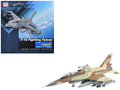 Lockheed F-16D Fighting Falcon Fighter Aircraft '628 Barak 105 Squadron The Scorpion' Israeli Air Force 'Air Power Series' 1/72 Diecast Model by Hobby Master