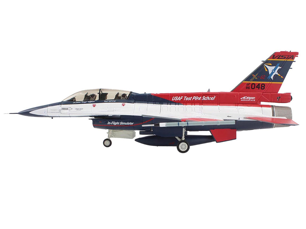 General Dynamics X-62A VISTA Aircraft '86-0048 USAF Test Pilot School Edwards Air Force Base' (2024) United States Air Force 'Air Power Series' 1/72 Diecast Model by Hobby Master