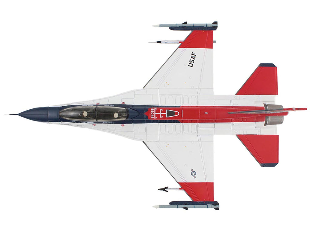 General Dynamics X-62A VISTA Aircraft with Missiles '86-0048 USAF Test Pilot School Edwards Air Force Base' (2024) United States Air Force 'Air Power Series' 1/72 Diecast Model by Hobby Master