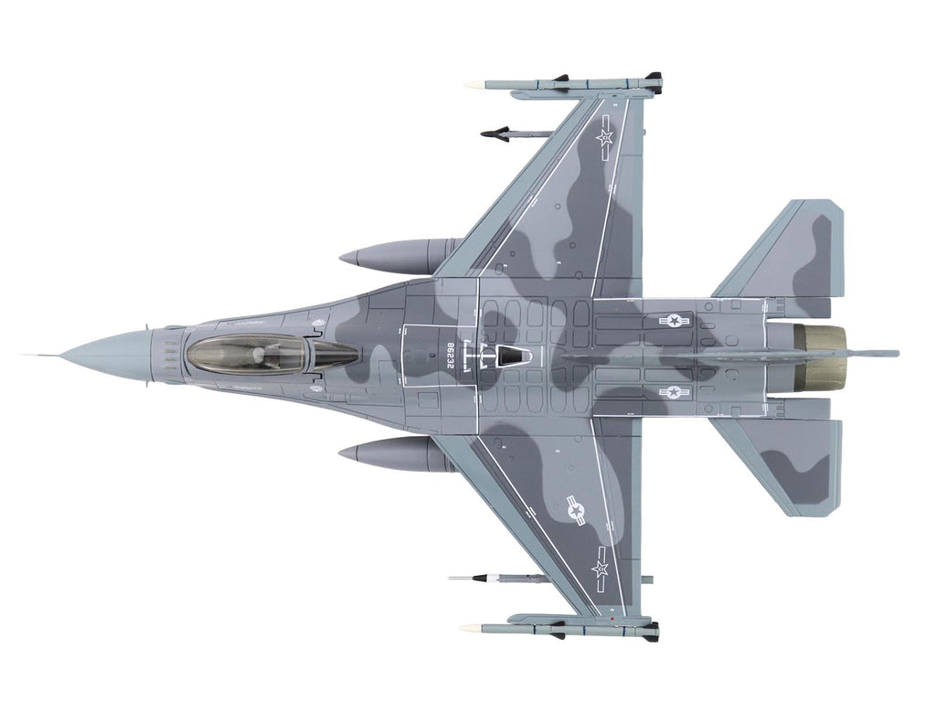 Lockheed F-16C Fighting Falcon Fighter Aircraft 'J-20 Aggressor Concept Scheme 706th Aggressor Squadron' United States Air Force 'Air Power Series' 1/72 Diecast Model by Hobby Master