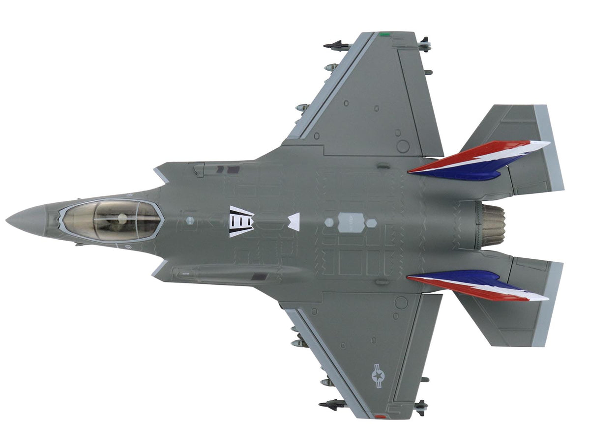 Lockheed Martin F-35A Lightning II Aircraft '22-5696 1000th Lightning II 176th FS Wisconsin ANG' (2004) United States Air Force 'Air Power Series' 1/72 Diecast Model by Hobby Master