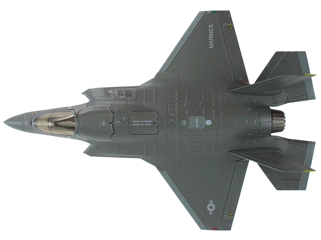 Lockheed Martin F-35B Lightning II Aircraft 'Black Death VMFA-542 MCAS Cherry Point' (2023) United States Marine Corps 'Air Power Series' 1/72 Diecast Model by Hobby Master