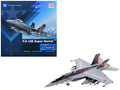 Boeing F/A-18E Super Hornet Fighter Aircraft '166817 VFA-136 Knighthawks USS Trumman' (2024) United States Navy 'Air Power Series' 1/72 Diecast Model by Hobby Master
