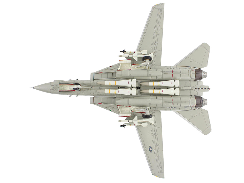 Grumman F-14A Tomcat Fighter Aircraft 'Sukhoi Killer VF-41 Black Aces USS Nimitz' (1981) United States Navy 'Air Power Series' 1/72 Diecast Model by Hobby Master