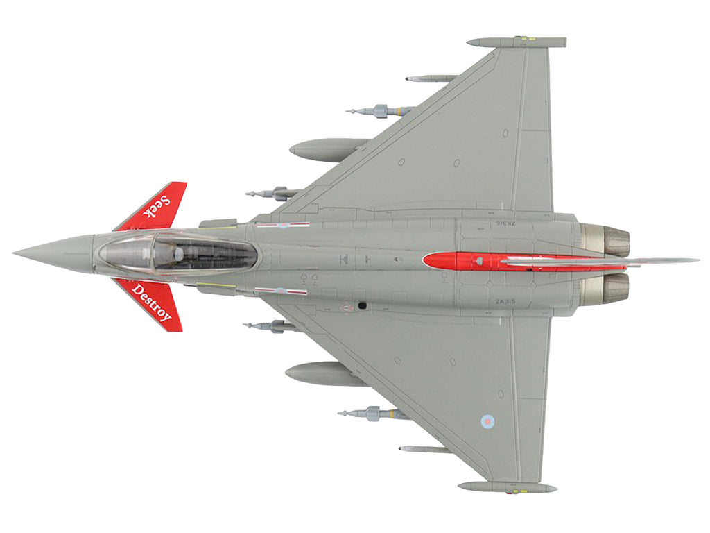 Eurofighter Typhoon Fighter Aircraft 'ZK315 41 Squadron RAF Coningsby' (2015) Royal Air Force 'Air Power Series' 1/72 Diecast Model by Hobby Master