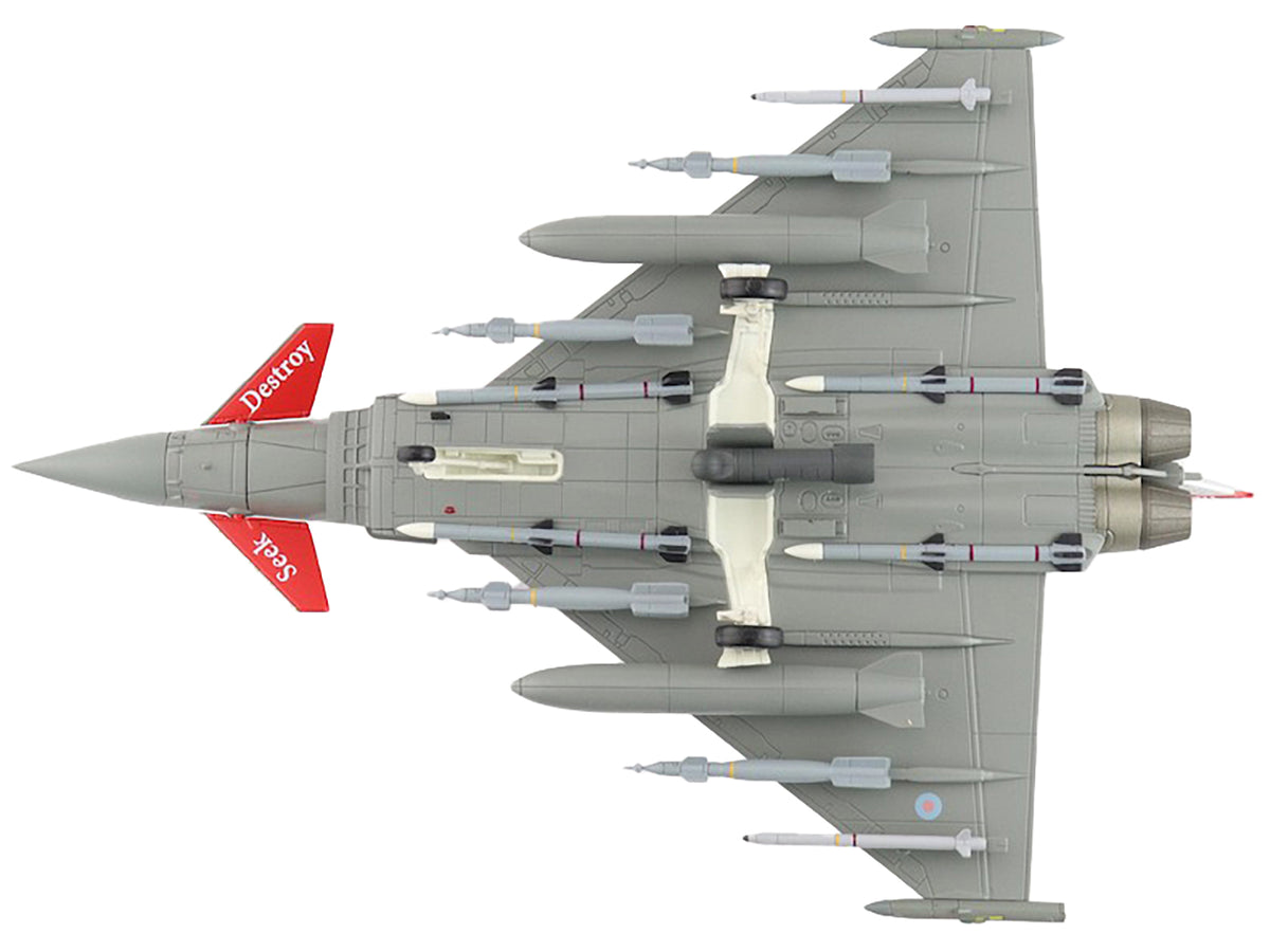 Eurofighter Typhoon Fighter Aircraft 'ZK315 41 Squadron RAF Coningsby' (2015) Royal Air Force 'Air Power Series' 1/72 Diecast Model by Hobby Master