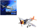 Republic P-47D Thunderbolt Aircraft 'Tarheel Hal Lt. 'Ike' David 66 FS 358 FG' (1945) United States Army Air Forces 'Air Power Series' 1/48 Diecast Model by Hobby Master