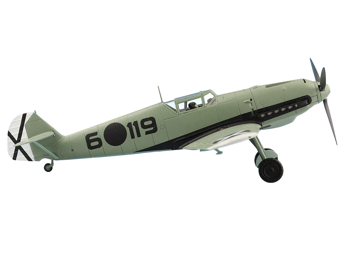 Messerschmitt BF 109E-3 Fighter Aircraft 'Hauptmann Siebelt Reents Spanish Civil War' (1939) 'Air Power Series' 1/48 Diecast Model by Hobby Master