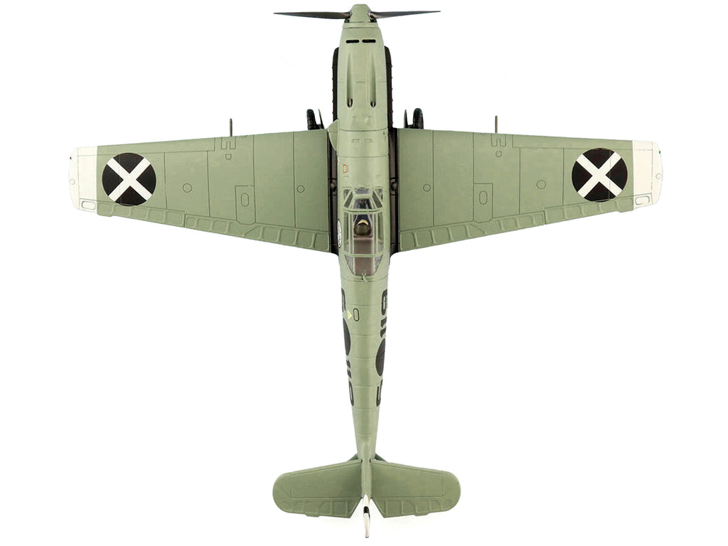 Messerschmitt BF 109E-3 Fighter Aircraft 'Hauptmann Siebelt Reents Spanish Civil War' (1939) 'Air Power Series' 1/48 Diecast Model by Hobby Master