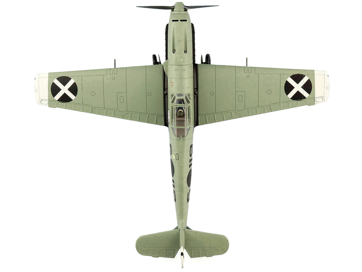 Messerschmitt BF 109E-3 Fighter Aircraft 'Hauptmann Siebelt Reents Spanish Civil War' (1939) 'Air Power Series' 1/48 Diecast Model by Hobby Master