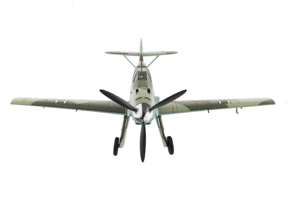 Messerschmitt BF 109E-4 Fighter Aircraft 'Franz von Werra II/JG-3' (1940) German Luftwaffe 'Air Power Series' 1/48 Diecast Model by Hobby Master