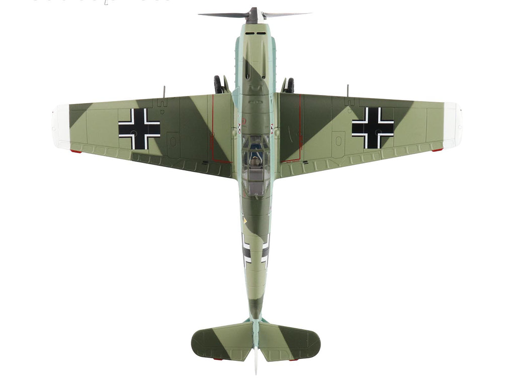 Messerschmitt BF 109E-4 Fighter Aircraft 'Franz von Werra II/JG-3' (1940) German Luftwaffe 'Air Power Series' 1/48 Diecast Model by Hobby Master