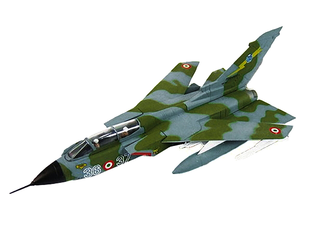 Panavia Tornado IDS Aircraft '156 Gruppo 'Le Linci' 36 Stormo' (1990) Aeronautica Militare Italiana (Italian Air Force) 1/100 Diecast Model by Hachette Collections