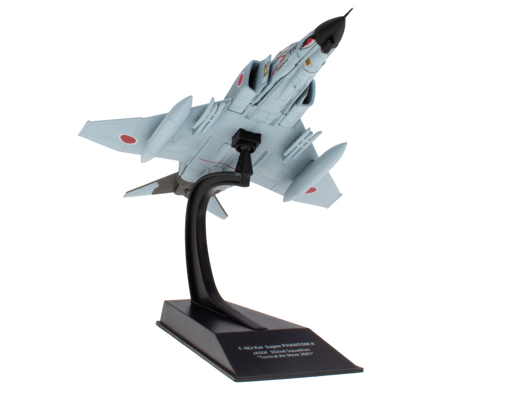 Mitsubishi F-4EJ Kai Super Phantom II Fighter Aircraft '302nd Squadron 83rd Air Wing Tactical Air Meet' (2001) Japan Air Self-Defense Force 1/100 Diecast Model by Hachette Collections
