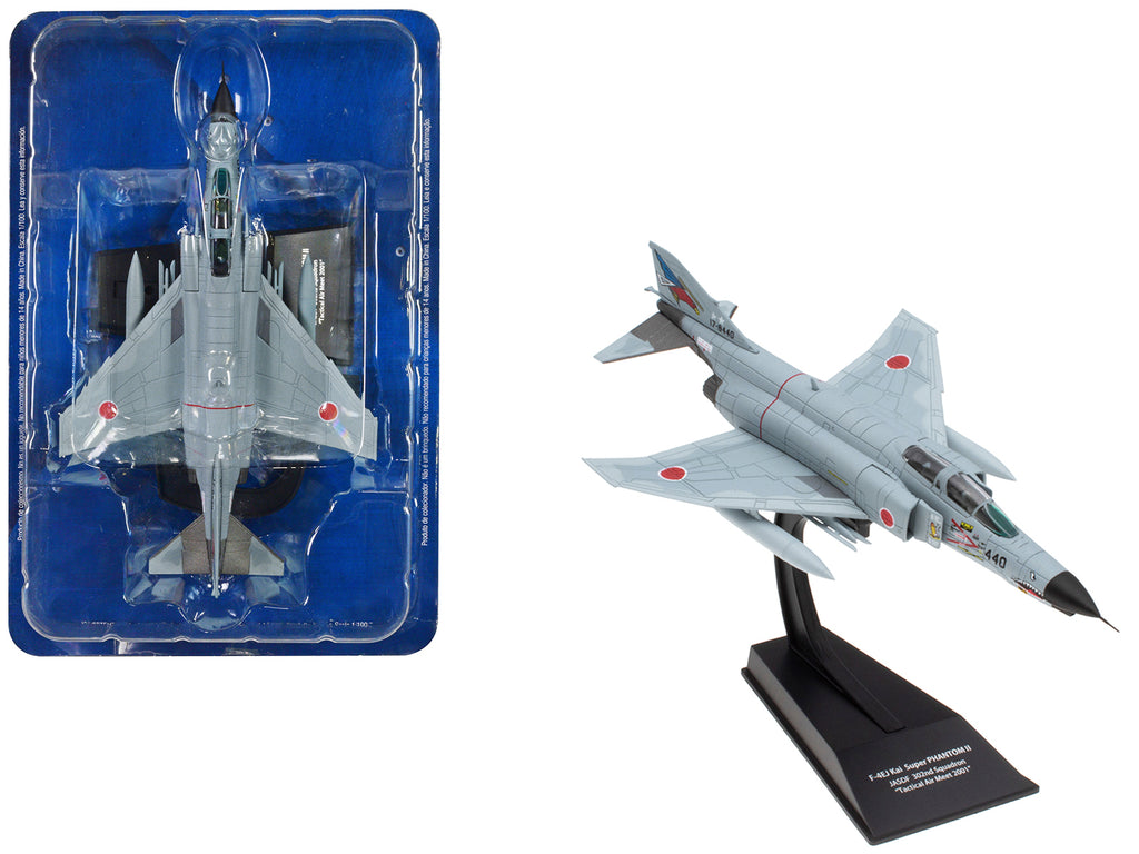 Mitsubishi F-4EJ Kai Super Phantom II Fighter Aircraft '302nd Squadron 83rd Air Wing Tactical Air Meet' (2001) Japan Air Self-Defense Force 1/100 Diecast Model by Hachette Collections