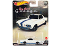 1966 Chevrolet Corvair Yenko Stinger White with Blue Stripes 'Jay Leno’s Garage' Diecast Model Car by Hot Wheels