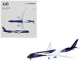 Airbus A350-900 Commercial Aircraft 'Lufthansa 100 Years' (D-AIXL) Blue with Graphics 1/500 Diecast Model Airplane by Herpa