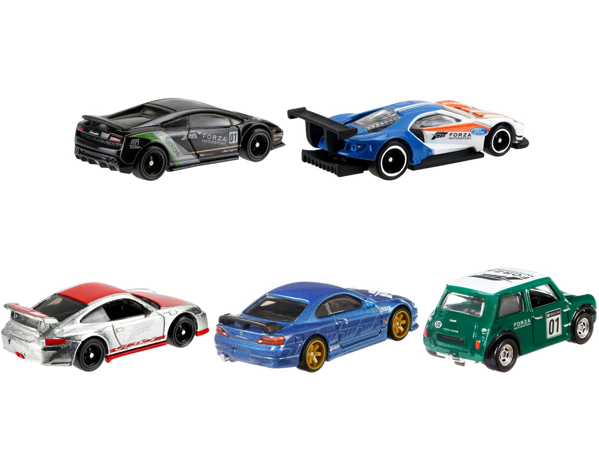 'Forza Motorsport' 5 piece Set Diecast Model Cars by Hot Wheels