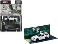 Mazda RX-7 (FC3S) RHD (Right Hand Drive) 'RedSuns' White 'Ryosuke Takahashi VS Kyoichi Sudou - Initial D' (1995-2013) Manga 'Diorama Set Series' 1/64 Diecast Model Car by Hobby Japan