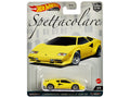 Lamborghini Countach LP 5000 QV Yellow 'Spettacolare' Series Diecast Model Car by Hot Wheels