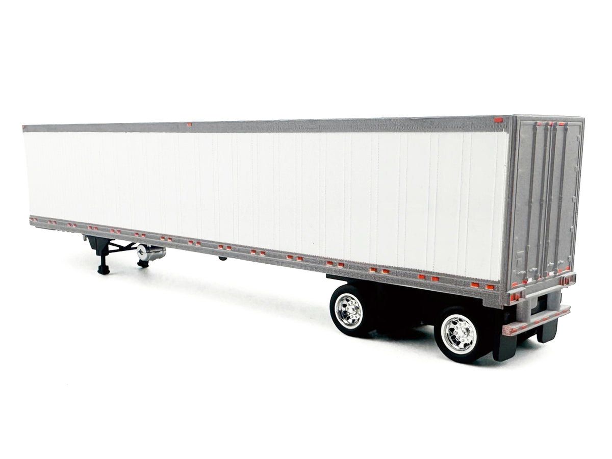 53' Spread Axle Refrigerated Trailer White 1/87 (HO) Plastic Model Car by HO Logistics