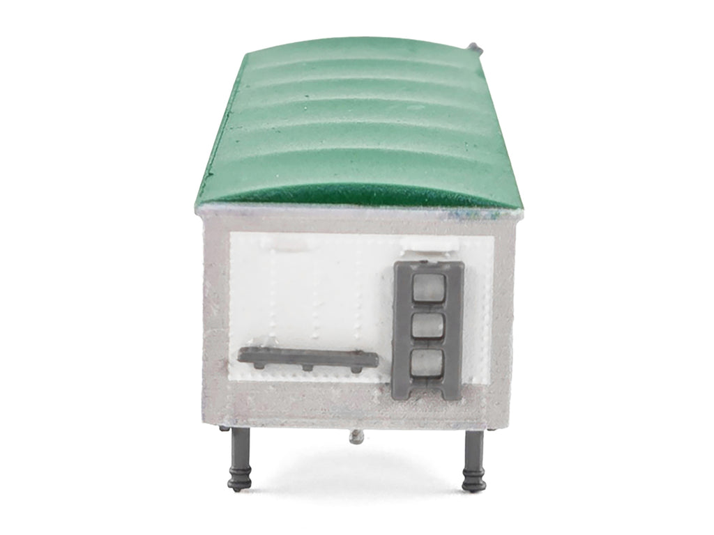 Covered Grain Trailer White with Green Tarp 'Cargill' 1/87 (HO) Plastic Model Car by HO Logistics