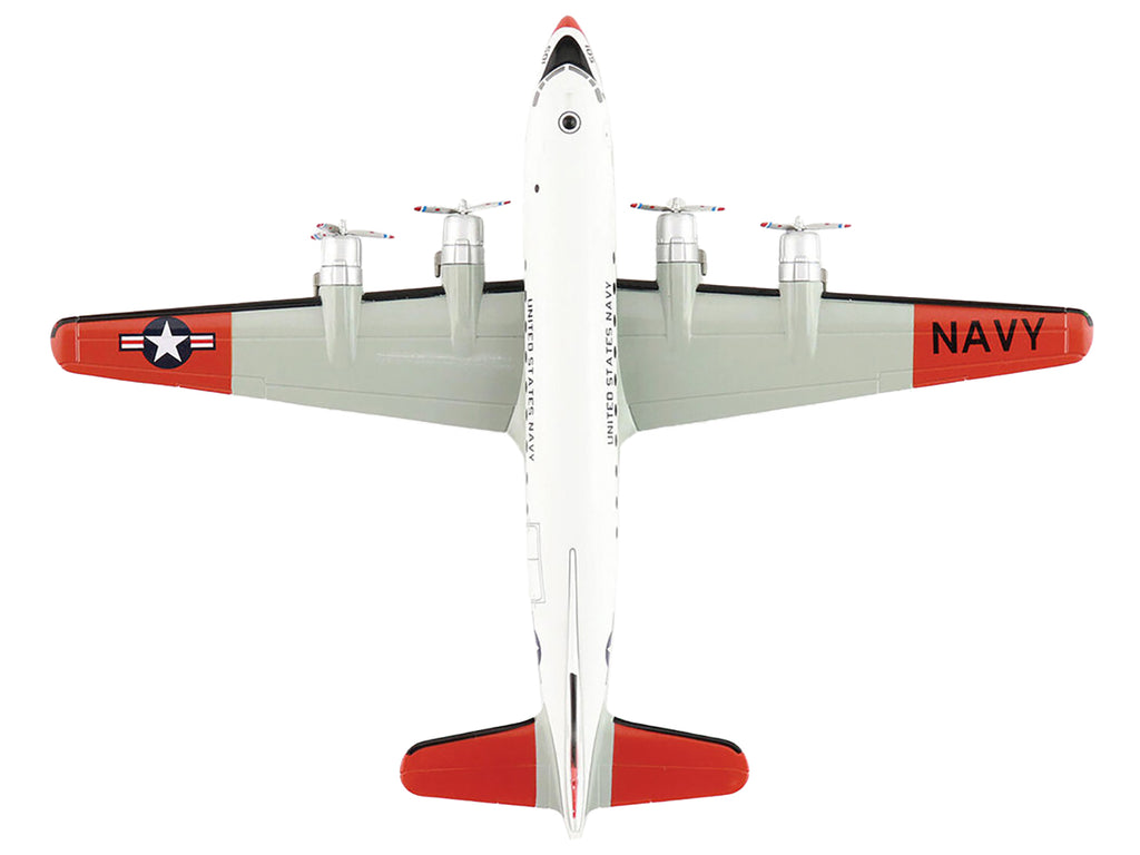 Douglas C-54Q Skymaster Transport Aircraft 'US Navy Test Pilot School' (1973) United States Navy 'Airliner Series' 1/200 Diecast Model by Hobby Master