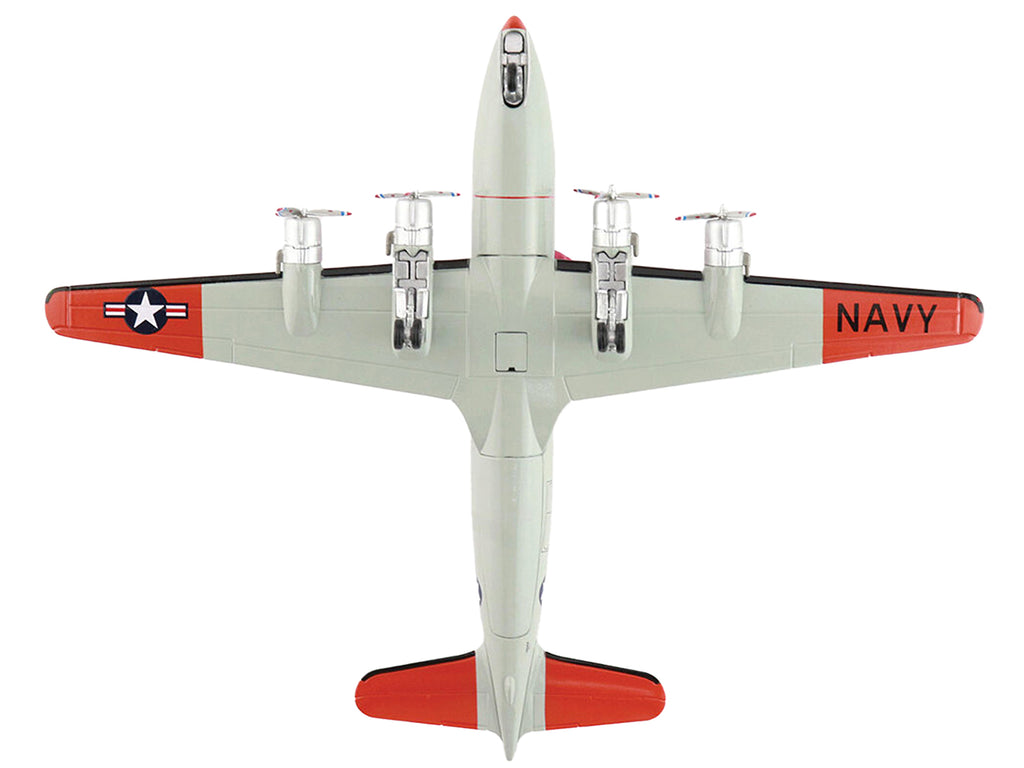 Douglas C-54Q Skymaster Transport Aircraft 'US Navy Test Pilot School' (1973) United States Navy 'Airliner Series' 1/200 Diecast Model by Hobby Master