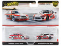Nissan 240SX (S14) RHD (Right Hand Drive) #19 Red and White and Nissan Silvia (S15) RHD (Right Hand Drive) Red and White 'Car Culture' Set of 2 Cars Diecast Model Cars by Hot Wheels