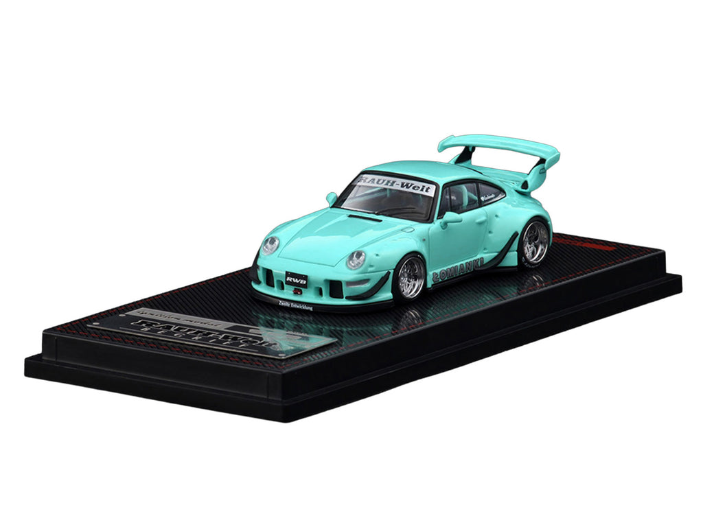 RWB 993 'Lomianki' Blue Green 1/64 Diecast Model Car by Ignition Model