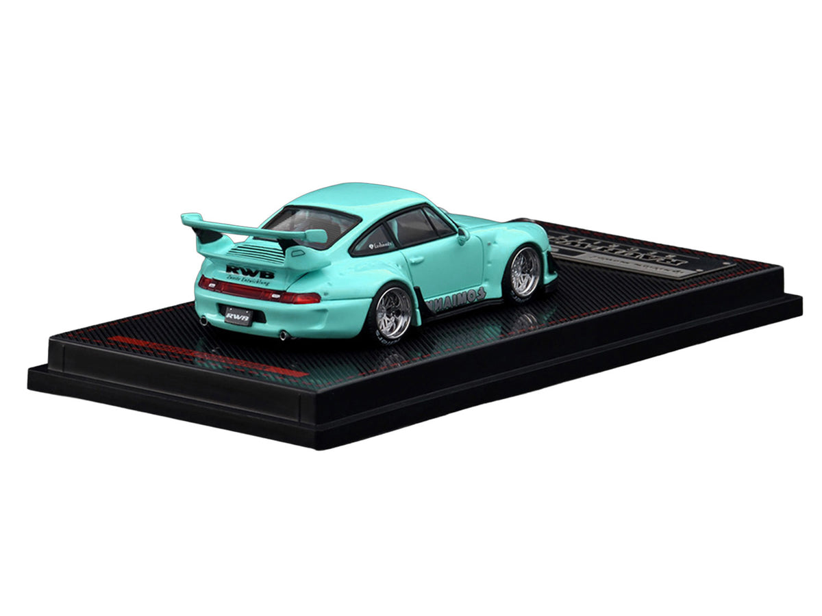 RWB 993 'Lomianki' Blue Green 1/64 Diecast Model Car by Ignition Model