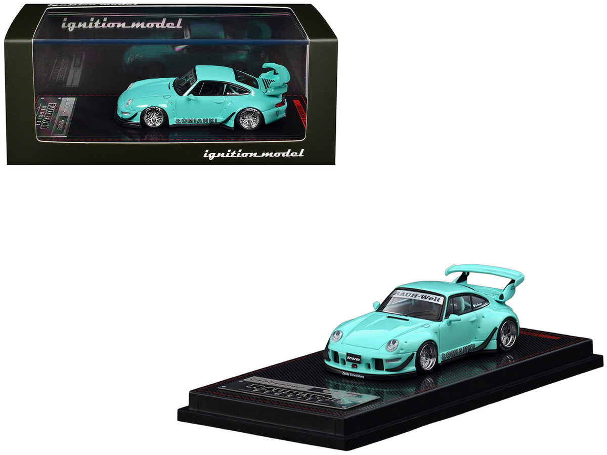 RWB 993 'Lomianki' Blue Green 1/64 Diecast Model Car by Ignition Model