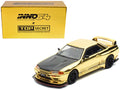 Nissan Skyline GT-R (R32) 'Top Secret' RHD (Right Hand Drive) Chrome Gold with Carbon Hood 'The Model Car Show Malaysia 2025 Event Edition' 1/64 Diecast Model Car by Inno Models