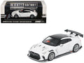 Nissan GT-R (R35) 'Top Secret' RHD (Right Hand Drive) White with Black Top 'Tokyo Auto Salon 2021' 1/64 Diecast Model Car by Inno Models