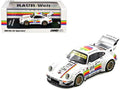 RWB 930 #89 'Apple Livery' White with Stripes 1/64 Diecast Model Car by Inno Models