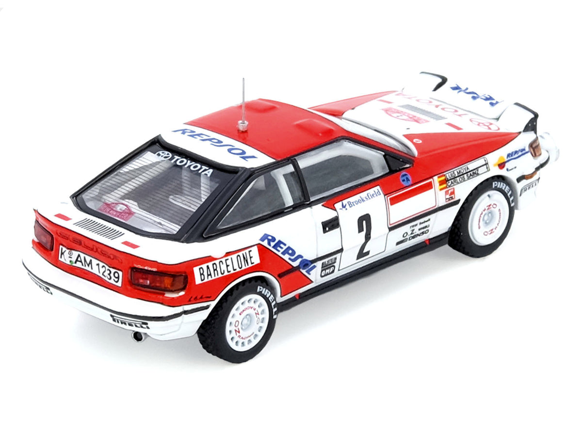 Toyota Celica GT-Four (ST165) #2 Carlos Sainz - Luis Moya Winner 'Rally Monte Carlo' (1991) 1/64 Diecast Model Car by Inno Models