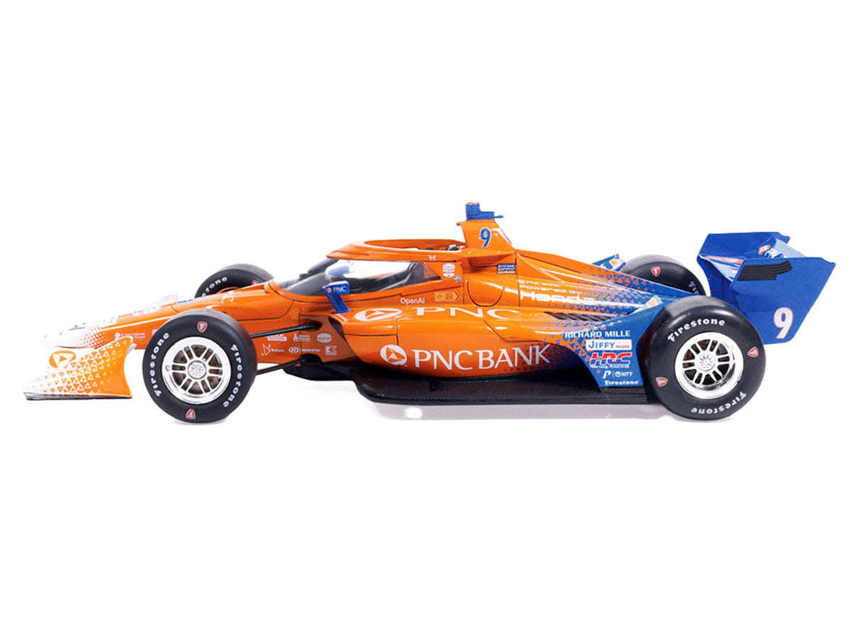 Dallara IndyCar #9 Scott Dixon 'PNC Bank' Chip Ganassi Racing (Road Course Configuration) 'NTT IndyCar Series' (2026) 1/18 Diecast Model Car by IXO Models