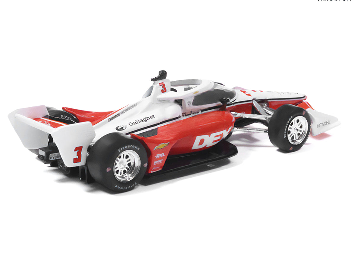 Dallara IndyCar #3 Scott McLaughlin 'DEX' Team Penske (Road Course Configuration) 'NTT IndyCar Series' (2026) 1/64 Diecast Model by IXO Models