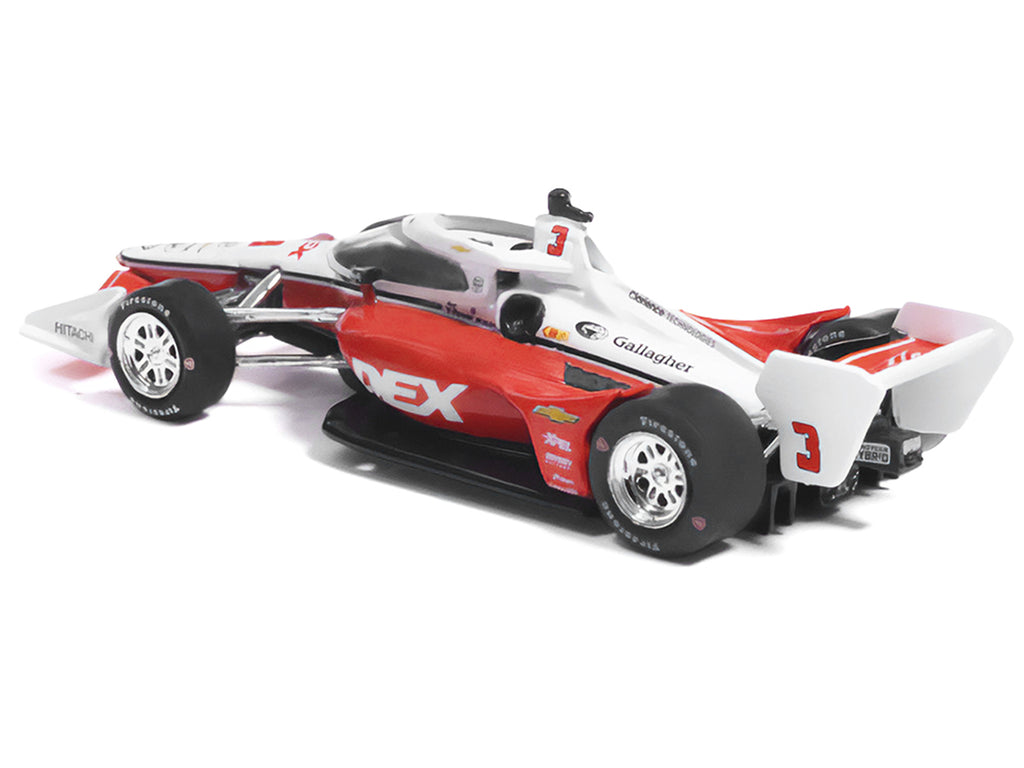 Dallara IndyCar #3 Scott McLaughlin 'DEX' Team Penske (Road Course Configuration) 'NTT IndyCar Series' (2026) 1/64 Diecast Model by IXO Models